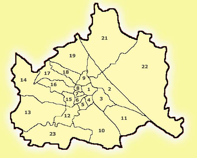 Stadtplan und Karte von Wien